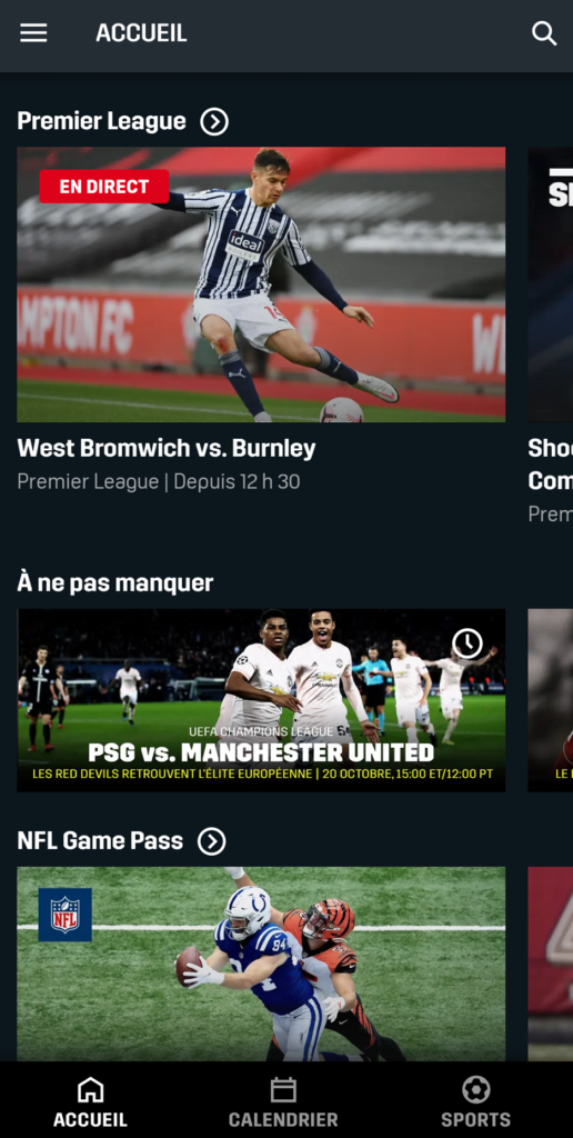 DAZN: Connaissez-vous l'application mobile?
